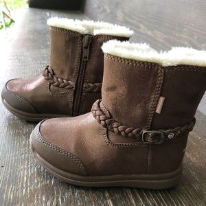 Stride Rite Toddler Girls Ebony Ankle Boot 7 Brown